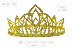 Princess Crown Svg Birthday Party Crown Princess Tiara 1378091 Paper Cutting Design Bundles