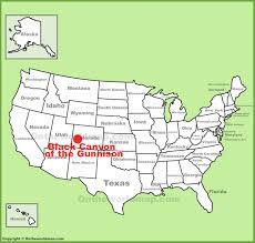 Check spelling or type a new query. Black Canyon Of The Gunnison Location On The U S Map