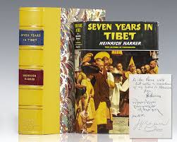 Seven Years in Tibet Heinrich Harrer First Edition Signed Rare Book