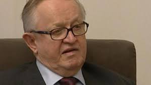 Ahtisaari says childhood experiences made him a peacemaker