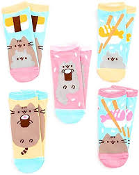 Pusheen Cat Sushi Juniors Ankle Socks At Amazon Women S Clothing Store Pusheen Cat Pusheen Ankle Socks