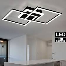 Ceiling lights and modern chandeliers serve as a great way to bring elegance into today's modern spaces. Led Ceiling Light Black Dimmer W 57 Cm Venida Etc Shop