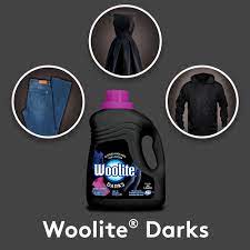It is said to keep dark colors saturated much longer than regular laundry detergent. Woolite Darks Dark Care Laundry Detergent