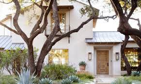 An unexpected color can give your home a big. Stucco Home Style