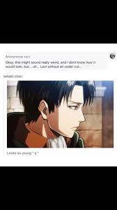 Maybe you would like to learn more about one of these? Levi Ackerman Facts Bowl Cut Hair Wattpad