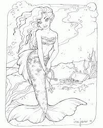 Everybody gets by with a little help from a friend! Free Printable Coloring Pages For Adults Mermaids Coloring Home