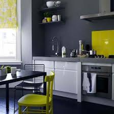 Pin By Leslie Ann On Our Future Home Painted Kitchen Floors Kitchen Colour Schemes Grey Yellow Kitchen