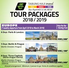 Sila like & share laman facebook & instagram tabung haji travel. Tabung Haji Travel Na Twitteru Promosi Harga Ground Paris London Dari Rm3 588 Tabung Haji Travel Pelepasan Setiap Minggu Bermula April 2018 Mac 2019 Keterangan Lanjut Mengenai Pakej2 Percutian Tabunghajitravel Lain Hubungi 0133589211