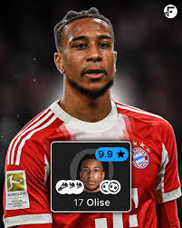 Michael Olise came SO CLOSE to a perfect 10.0 FotMob rating, registering 5  G/A in Bayern Munich's 6-2 defeat of Freiburg this afternoon… 😳💫 The  closest to a 10.0 rating that we've