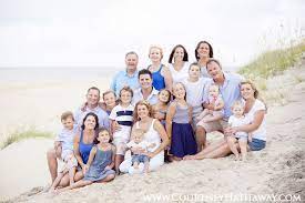 Outer Banks Wedding Portrait Photographer Summer Family Portraits Family Beach Pictures Family Reunion Photos