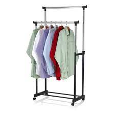 Maybe you would like to learn more about one of these? Sunbeam Double Hanging Garment Rack With Wheels Walmart Com Walmart Com