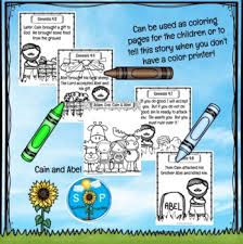 We pray that you'll always help us to give you our best and not be jealous when good things happen to other people. Coloring Pages Adam Eve Cain And Abel Bible Stories By Sunflower Promises