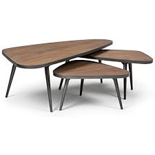 Simpli Home Aubrey 3 Piece Nesting Coffee Table Set Distressed Brown See This Great Product T Coffee Table Nesting Coffee Tables 3 Piece Coffee Table Set