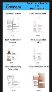 Ordinary Products For Dry Skin Pinterest