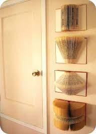 New Fold Writing On The Wall Book Art Diy Wall Decor Diy Book Book Folding