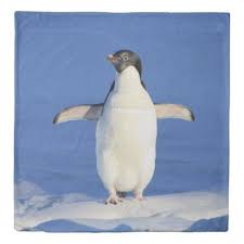 Blue Penguin Duvet Cover Zazzle Com Duvet Covers Blue Duvet Cover Queen Duvet Covers