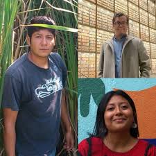 Baruc Martínez Díaz and Javier Eduardo Ramírez López with Josefa Sánchez  Contreras - Hay Festival - Hay Festival Anytime Audio & Video