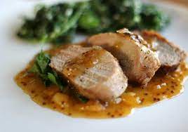 The pork loin can be either roasted in the oven or placed on a closed barbecue grill for extra crispiness. Roast Pork Tenderloin Recipe With Apricot Sauce Video Recipe