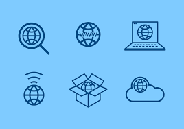 Just enter your logo text and we'll generate thousands of internet logos in seconds! Free Internet Logo Vector 141021 Vektor Kunst Bei Vecteezy