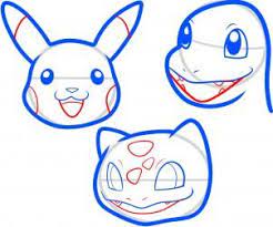 Beneath the neck, enclose a series of irregular shapes. Pokemon Characters How To Draw Pokemon Easy Pokemon Drawings Pokemon Pokemon Faces