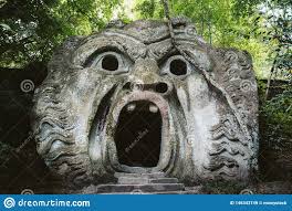Parco Dei Mostri Park Of The Monsters In Bomarzo, Province Of ...