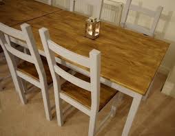 Farmhouse Table From Cheap Ikea Ingo Ikea Table And Chairs Ikea Dining Trendy Farmhouse Kitchen