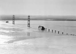 One of the best ways to enjoy water is cruising along on a boat and st. 30 Photos Looking Back At Mackinac Bridge Construction Started 62 Years Ago Mlive Com
