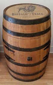 Whiskey Barrel Buffalo Trace Double Door Cabinet Choice Of Etsy Whiskey Barrel Whiskey Barrel Furniture Whiskey Barrel Bar