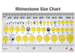 Rhinestone Size Chart Items In I Heart Crystals Store On