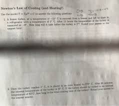 First is the refrigerator method. Use Model T T E Kt C To Answer The Following Chegg Com