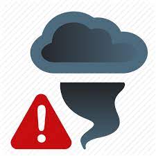 Conditions that would qualify a thunderstorm as severe are wind gusts to 58 mph or. Storm Warning Tornado Weather Attention Alert Icon Download On Iconfinder