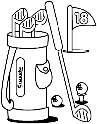 Golfers, caddies, carts, and more. Golf Coloring Page Crayola Com