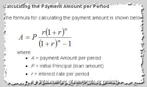 amortization calculation formula and payment calculator