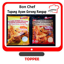 Ayam goreng berempah sedap resepi niaga. ç²‰ Tepung Ayam Goreng Rangup Serbaguna Bon Chef 1kg Original Spicy Shopee Malaysia