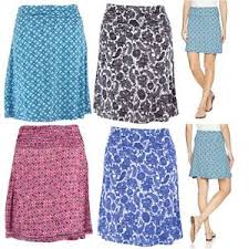 Details About White Sierra X7511wp Womens Tangier Odor Free Travel Life Style Printed Skirt