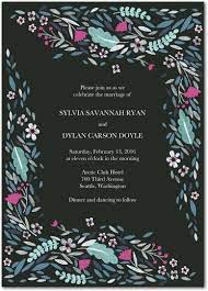 Boundless Petals Signature White Wedding Invitations Papier Fabrik Black Front Wedding Invitations White Wedding Invitations Wedding Paper Divas