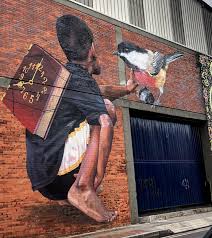 Jade Rivera El Tiempo For Distritograffiti In Bogota Colombia 2017 Murals Street Art Street Art Graffiti Street Art