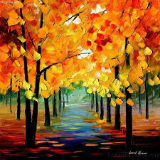 Wonderful Work For Wonderful Pay Autumn Art Art Painting Autumn Painting