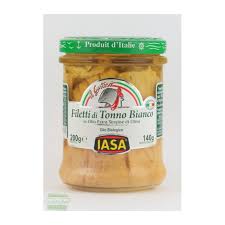 Filetti di tonno, buzzonaglia di tonno e pezzetti di tonno. Filetti Di Tonno Bianco All Olio Di Oliva Biologico 220g