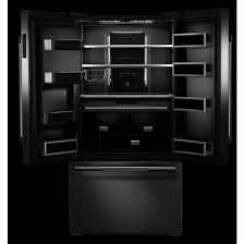 Amazing builtin refrigerator installation guide jennair pics for. Jenn Air Jffcc72ehl Rise 72 Counter Depth French Door Refrigerator With Obsidian Interior Jenn Air Jffcc72ehl French Door Refrigeration Rogers Appliances In Flemington Nj 08822