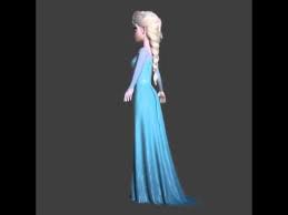 Elsa 3d Model Work In Progress Elsa Model Disney Elsa