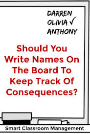 Should You Write Names On The Board To Keep Track Of