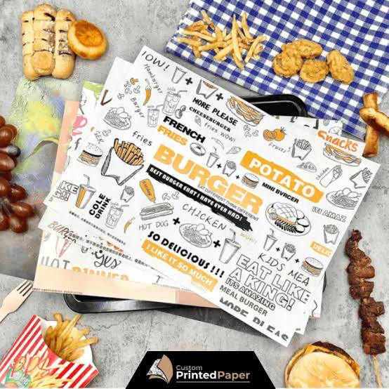 Custom Printed Wax Paper For Restaurants & Food in Canada