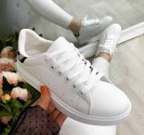 Cheap white trainers ladies clearance