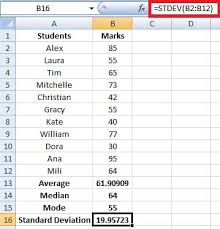 How to define general ledger account groups in excel. How To Calculate Mean Median Mode And Standard Deviation In Excel