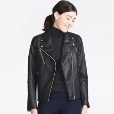 Uniqlo Women Riders Jacket Vegan Leather Jacket Riders Jacket Jackets For Women