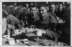Christmas dinner 1942 in the open at ...