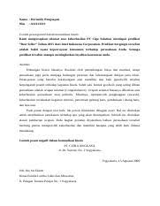 Contoh pesan good news dan goodwill. Bad News Dan Good News Docx Tugas Pengganti Mid Komunikasi Bisnis Bad News Good News Oleh Anastasia Matana Fakultas Ekonomi Dan Bisnis Universitas Course Hero
