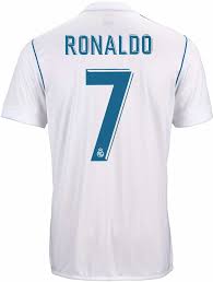 Raul on his retirement day gifted his jersey to ronaldo so he started using number 7 and karim benzema started using number 9. Adidas Cristiano Ronaldo Real Madrid Home Jersey 17 18