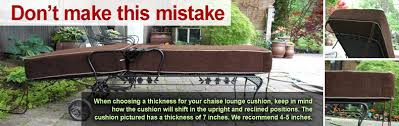 Thick outdoor chaise lounge cushions. How To Measure A Chaise Lounge For A Cushion